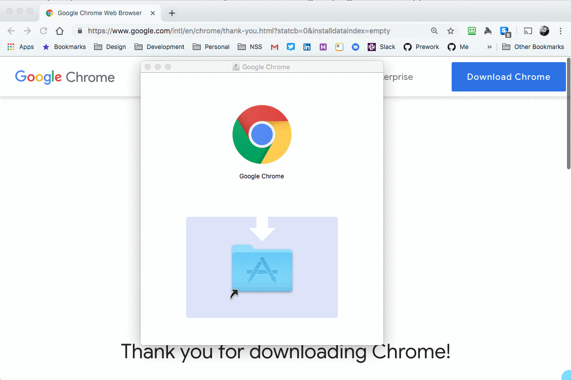Installing Chrome